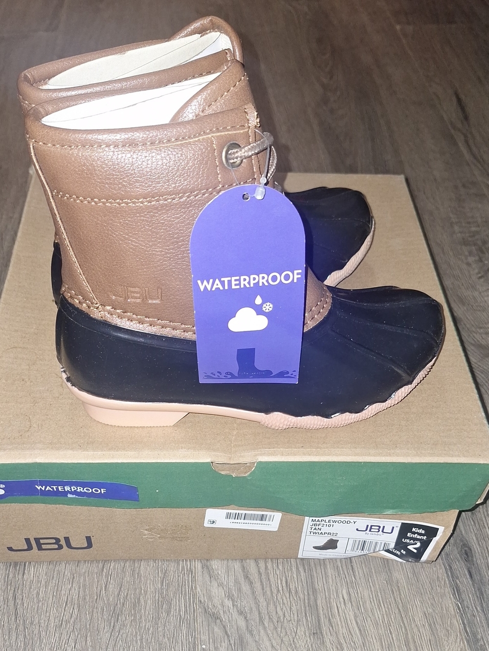 JBU By Jambo Rainboot Kids Size 12 Waterproof